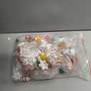 Soulchen 65 Pcs Christmas Miniature Figurines for Crafts Mini Santa Snowman Resin Charms Ornaments Bulk Snowflake Xmas Tree Reindeer Goodie Bag Fillers Gifts for Christmas Winter Party Decoration DIY