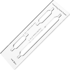9"3" Inches Picture-Hanging Keyhole Templates