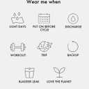 LEAKPROOF2.0 Seamless Bikini Period Underwear for Women | Period Panties Holds 6 Tampons | Mild Incontinence Leak Proof Underwear (S/M, 3-Black)