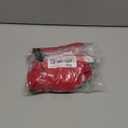 Women's Sexy High Leg Triangle Halter Bikini Set Padded Cup Bikini Cheeky Swimsuit V Cut Thong Bathing Suit (Large, Red)