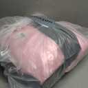 Faux Fur Kids Girls Light Pink Comforter Sets Queen - 3PC Bed Set Warm Comfortable Soft Plush Flannel Velvet Fluffy Fuzzy BeddingComforter x 1 Pillowcases x 2