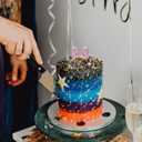 2 x Pink Number 60 Candle Happy Birthday 3D Number Candles for Birthday Cake Party Decoration Wedding Anniversary Celebration Supplies