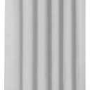 Barossa Design Extra Long Shower Curtain Liner with 3 Magnets - 72" x 84" XL, Waterproof PEVA Lightweight Shower Liner for Bathroom, PVC Free, Metal Grommets - Silver Gray, 72x84