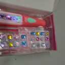 kidzkube Hair Gem Stamper Kit, Bling Hair Jewels for Girls Toys, Hair Styling Tool with Reusable Shining Diamonds, Birthday Gifts Toys for Girls Ages 3 4 5 6 8-12