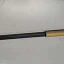 Black 3/8" Fixed Panel Shower Door Deep U-channel - 72" Length