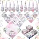 Tegeme 60 Pcs Church Gifts Bulk Handkerchiefs for Women Prayer Cloth Christian Handkerchiefs Bible Verse Gift