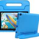 Kids Case for Onn 10.1 Tablet Gen 3 (2022 Model:100071485), with Handle EVA Foam Shockproof Washable Cover for Onn 10.1 Inch Android Tablet Gen 3 Case, for Adults, Children (Blue)