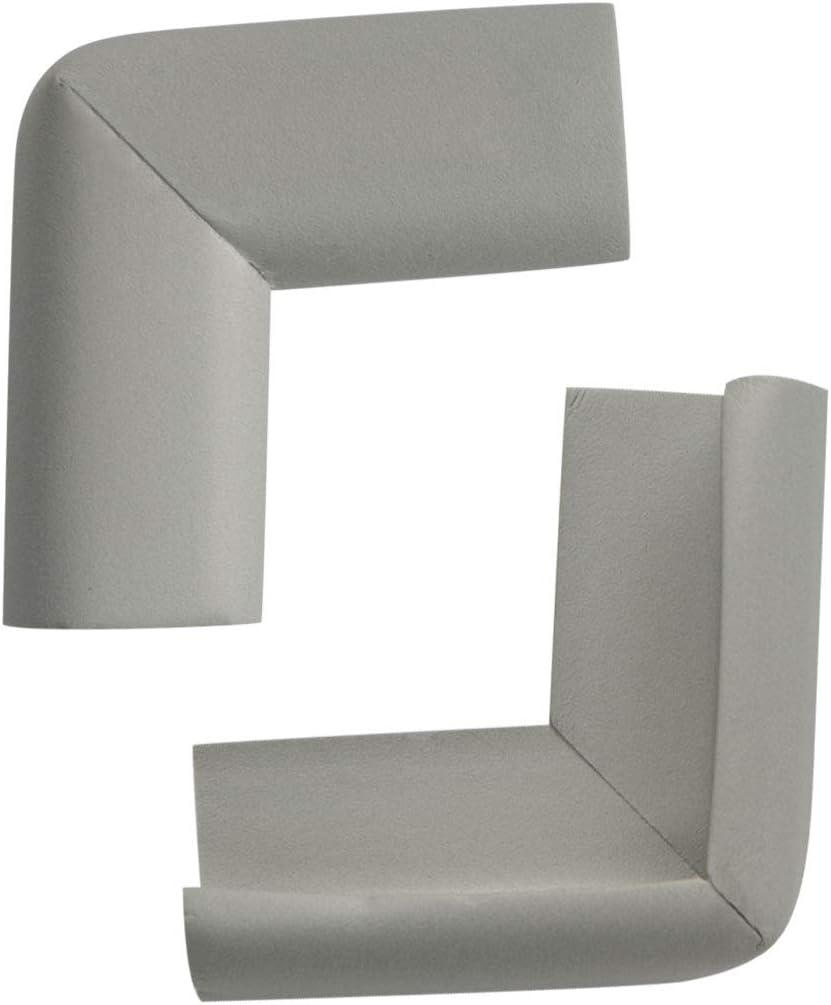 uxcell 2pcs Foam Furniture Desks Edge Cover Pads Protectors Corner Cushions Bumpers Guards Gray
