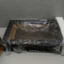 Dog Door for Wall, All Aluminum Large Doggy Door Doggie door, Pet Door Easy to Install, 2 Magnetic Flaps Energy Efficient, Wide Telescoping Tunnel for Interior & Exterior Walls, Pet Up to 110 Lb-Black