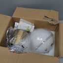 Gold Table Lamp for Nightstand with Frosted Glass Globe Lamp Shade, Mid Century Modern Bedside Lamp with Gold Metal Base, Small Nightstand Lamp Side Table Lamp for Bedroom Living Room Entryway (1 Pack)