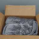 Uttermara Weighted Blanket Queen Size 25lbs 60x80 Inches, Sherpa Weighted Blankets for Adult, Soft Warm Sherpa & Cozy Fleece, Heavy Blanket for Calming and Sleep, Grey