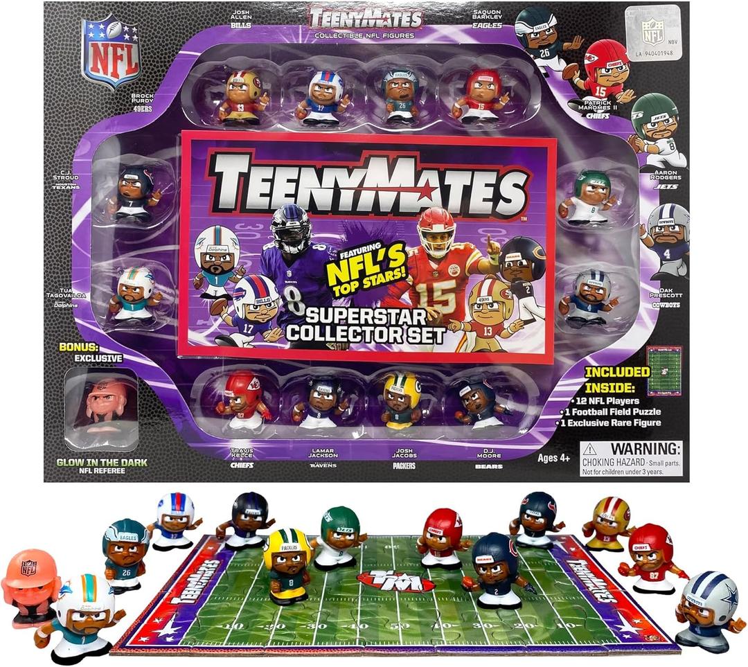 Teenymates Party Animal NFL 2025 Superstar Collectors Gift Set