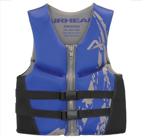 Airhead Swoosh Kwik-Dry Neolite Life Jacket, US Coast Goard Approved Type III Life Jacket, Adult Medium More Than 90 Lbs
