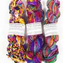Recycled Banana Silk Yarn - 300g Pack of 3 | Hand-Spun Natural Fiber Skein for Knitting, Crochet, Weaving & Craft Projects - Soft Art Yarn Made from Viscose Banana Fibers - Single Skein