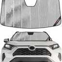 Pigenius Windshield Sunshade for Toyota RAV4 2019-2025, RAV4 Prime 2021-2024 Front Window Shade - AstraGuard