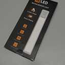 Under Cabinet Lighting Wireless, Rechargeable Motion Sensor Light Indoor, 3 Color Dimmable Closet Light Battery Operated with LED Power Display, Magnetic Under Counter Lights for Kitchen, Home (3Pack)