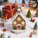 2 x ARVIDSSON Christmas Essential Oil Diffuser, Gingerbread House Diffuser for Essential Oils, Ceramic Ultrasonic Oil Diffusers for Home, Holiday Aromatherpay Diffusers Gift for Women and Kids