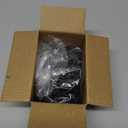 84 Pack Curtain Rings with Clips 1.26" Interior Diameter,Metal Drapery Ring with Clips Compatible with up to 1 inch Drapery Rod,Strong Vintage Decorative Rustproof Drapery Ring with Hooks(Black)