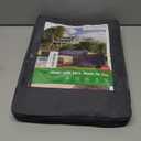 F&J Outdoors Patio Chair Covers, Heavy Duty Waterproof UV Resistant Outdoor Large Deep Seat Lounge Chair Club Chair Cover, Grey, 40" W x 40" D x 36" H