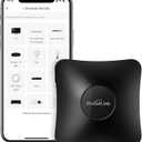 BroadLink IR/ RF Smart Home Hub-WiFi IR/ RF Blaster for Home Automation, TV, Curtain, Shades Remote, Smart AC Controller, Works with Alexa, Google Assistant, IFTTT (RM4 pro)