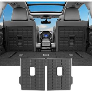 Powoq 2nd Backrest Mat Compatible with 2019-2026 Subaru Ascent 7 Seats 2nd Seat Back Protector Replacement for 2019-2026 Subaru Ascent Accessories (7 Seats 2nd Row Backrest Mat)