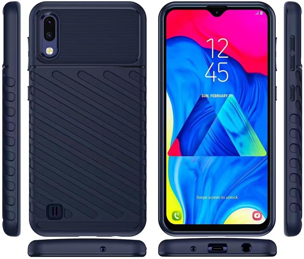 Phone Case for Galaxy A10 Case, Samsung M10 Case, SM-A105F Case Shockproof Cover TPU Protective Cases Anti-Scratch Military Grade Cover for Samsung Galaxy A10 Blue