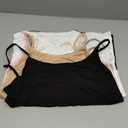 BQTQ 5 Pcs Women's Camisole Tank Top Undershirt Spaghetti Strap Basic Camisoles (XXL)