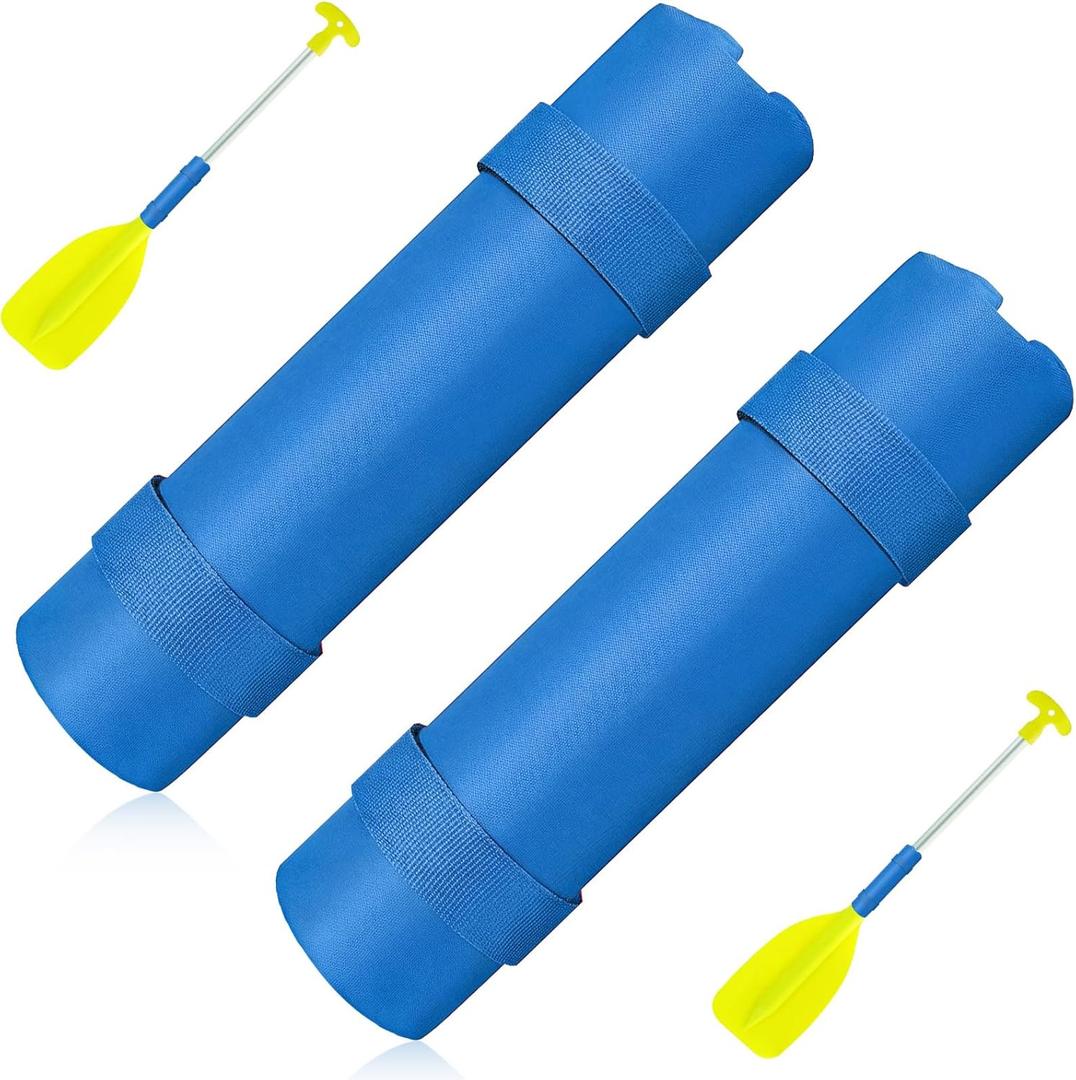 Deekin 2/4 Pack Paddle Float for Flotation Kayak Canoe Surf Paddleboarding Gifts - Prevent Paddle Sinking in Water (Sky Blue)