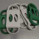 Dr. Brown’s Milestones 100% Silicone Baby Bottle Handles, Wide-Neck, Light Blue, Green, Gray, 5 Pack, 4m+