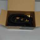 Flexi Hose Lightweight Expandable Garden Hose, 25FT -Retractable Garden Hose, Water Hose - No-Kink Flexibility, 3/4 Inch Solid Brass Fittings and Double Latex Core (Black)