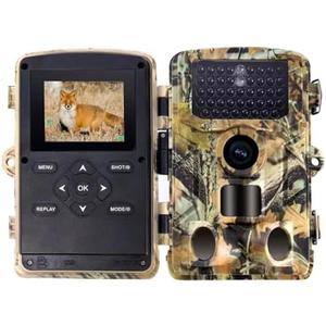 Hspxqur HC-808A Trail Camera 1080P/24MP with Night Vision, 120° Wide Angle, Motion Activated Waterproof, Hunting Camera for Wildlife Monitoring