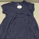 ANRABESS Womens Summer V Neck Cap Sleeve Tunic Short Dress 2025 Casual Fit Textured A-line Beach Vacation Sundress, Small