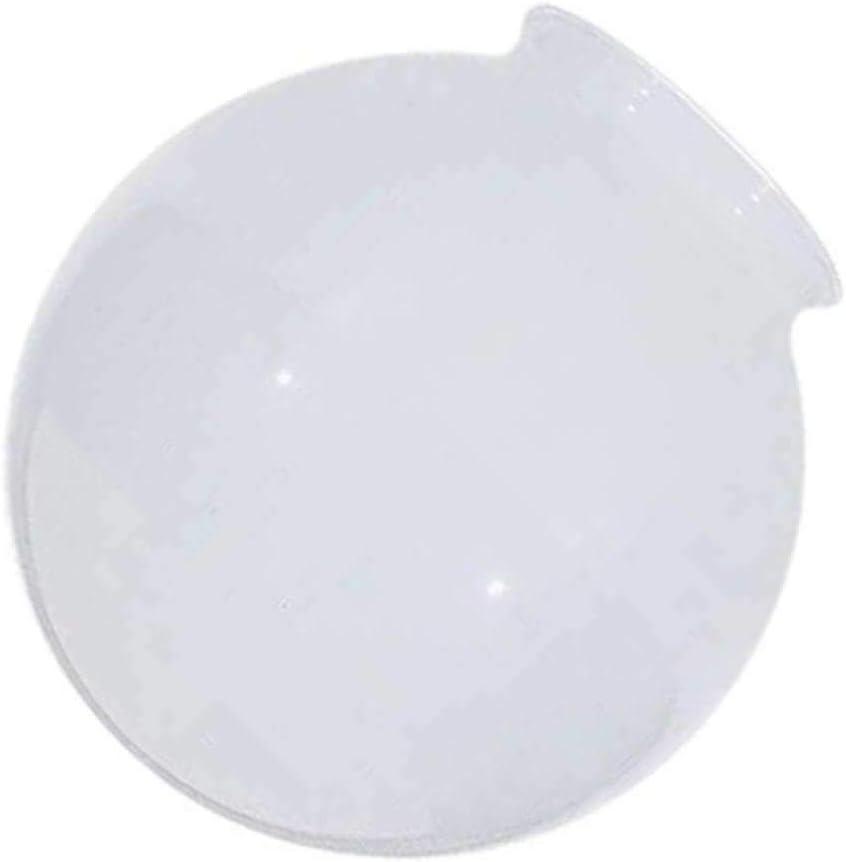 6-Inch White Glass Globe - 3-1/4-Inch Fitter Opening