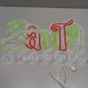 Horseneon Welcome Foolish Mortals Christmas Neon Sign Haunted Mansion LED Wall Decor for Door Mab Cave Light Horror Movie Parties & Themed Bars Spooky Effect Christmas Gifts (Brain Disciplines)