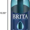 Brita Hard-Sided Plastic Premium Filtering Water Bottle, BPA-Free, Reusable, Replaces 300 Plastic Water Bottles, Filter Lasts 2 Months or 40 Gallons, Includes 1 Filter, Sea Glass - 26 oz.
