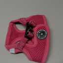 EcoBark Step in Dog Harness - Eco-Friendly Teacup Dog Harnesses for Dogs - Reflective and Adjustable Mini Body Halter Vest -Tiny Soft Mesh Toy Breed Harness Under 5 lbs (Pink, XXS)