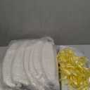 12 Pack Small Woven Basket with Gift Bags and Ribbons,Woven Gift Baskets Empty, White Woven Rope Baby Gift Empty Baskets for Gifts and Storage