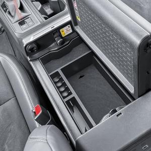 TACOBRO Center Console Tray Organizer Compatible with Toyota RAV4 Accessories 2026, 2026 RAV-4 Armrest Insert Container ABS Material Secondary Storage Box
