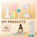 imprsv 3FT Marquee Numbers 26th Birthday Decorations for Girls Boys, Large Light Up Numbers 26th Birthday Women Foam Board Anniversary Party Decorations Arch Kit (DIY)