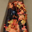 FORUP 2 Pack LED Lighted Maple Tree, 5 FT Lighted Artificial Tree for Thanksgiving Harvest Fall Festival Halloween Home Party Decoration