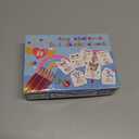 28 Pack Valentines Day Cards Gifts for Kids School, Greeting Cards with Rainbow Pencils & Pencil Sharpener, Cute Animal Classroom Exchange Cards, Valentine Party Favors for School Valentines Day (White)