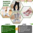 Diabetic Socks for Men,4 Pairs Crew Diabetic Neuropathy Socks for Men Size 9-12/10-13/13-15.