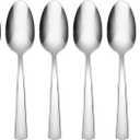 Oneida H084006D Aptitude Everyday Flatware Dinner Spoons, Set Of 6, 7.1" L x 1.5" W