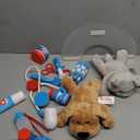 Melissa & Doug Examine and Treat Pet Vet Play Set, 24-Piece Animal Doctor Playset with Dog & Cat Plushies, Pet Doctor Kit & Accessories, Preschool Toys for Girls & Boys Ages 3+