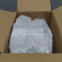 BESTSTAR 100PCS White Plastic Plates for Party, 10.25 Inch Disposable Plates with Gold Rim, Heavy Duty Dinner Plates for Party, Wedding and Birthday