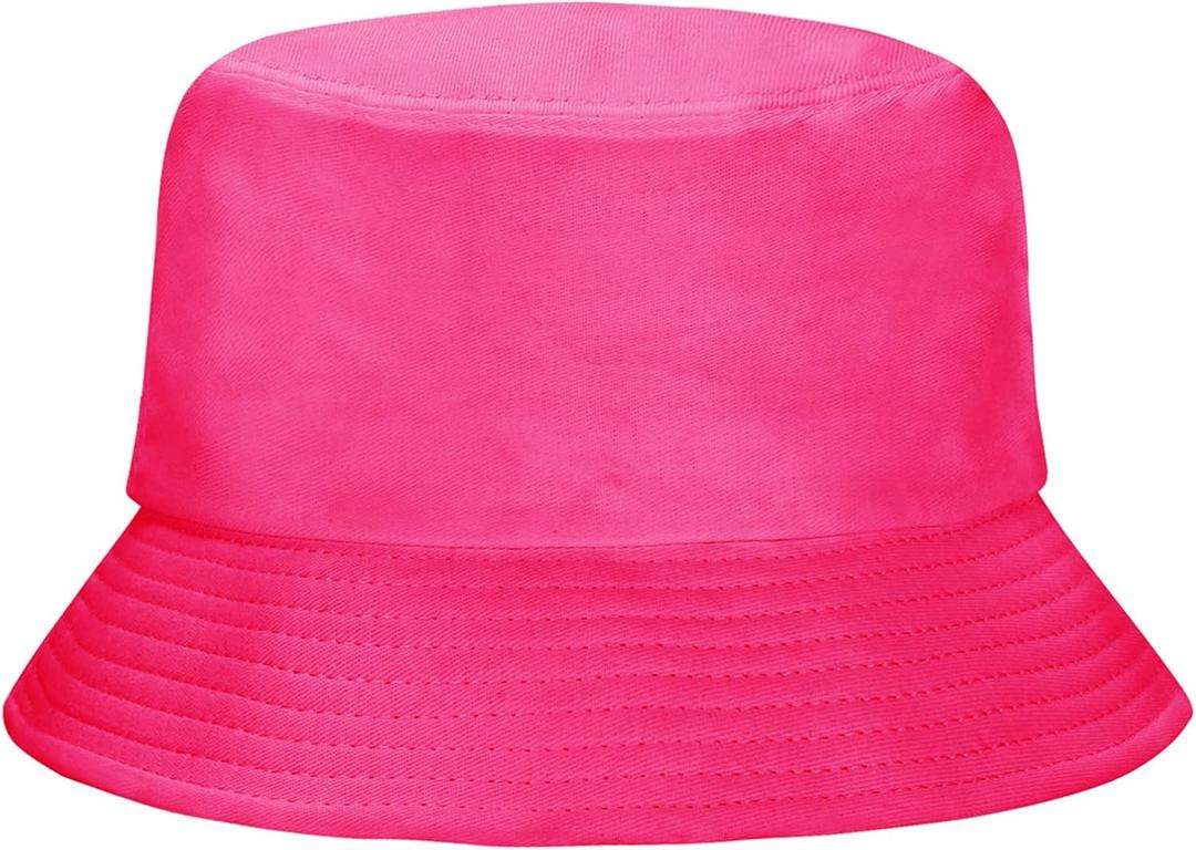 Rosoz 1 & 2 Pack Bucket Hat for Women Men Summer Travel Beach Sun Hat Outdoor Cap Unisex Bucket Hats