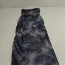 Women 2025 Summer Strapless Midi Dresses Side Slit Ruched Floral Boho Beach Bodycon Cocktail Slim Party Maxi Dress S