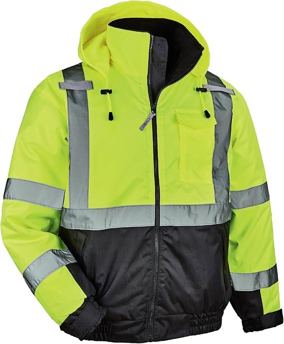 Ergodyne Hi Vis Bomber Safety Jacket Size M