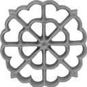 O'Creme Rosette Iron Floral Design, Geometric Spanish