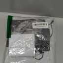 100% Blackout Blind White (118"x 59") Curtains Window Cove [DIY Cut to Any Size or Shape] [Hook & Loop Tabs][ Portable Bags for Travel ] [Light & UV Blocking ] for House,Baby Nursery,Apartment (White and Silver-grey)